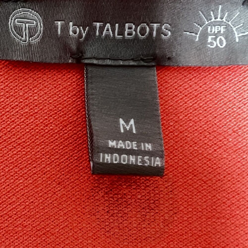 T by Talbots Dress M Pink Sleeveless Polo Shift Pique Stretch UPF50 Tennis golf - Picture 6 of 8